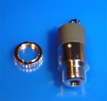 Foto Klinkenkupplung 2,5 mm Einbau  Stereo Metall Lumberg