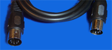 Foto Kabel DIN Stecker 5 polig - DIN Stecker 5 polig 1,5m