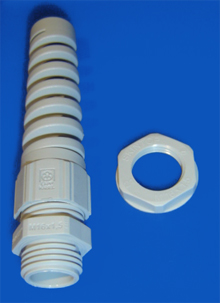 Kabelverschraubung M16 x 1,5 grau Knickschutz Skintop Lapp