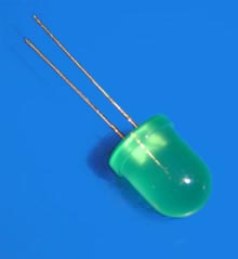 Foto Leuchtdiode 10mm diffus grün L-813GD