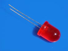 Foto Leuchtdiode 10mm diffus hellrot L-813ID