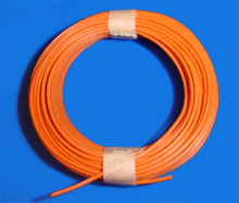 Foto Kupfer - Schaltlitze 10m  0,14mm isoliert orange