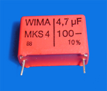 Foto Folienkondensator radial MKS4 10% 100V 4,7µF RM22,5 MKS4D044705G00KYSD