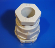 Foto Kabelverschraubung PG11 grau mit Gegenmutter