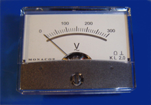 Foto PM-2/300V/AC Einbaumessinstrument Monacor