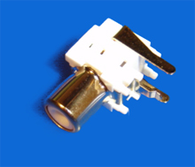 Foto Cinch Kupplung Einbau Print weiss Gold PSG01546