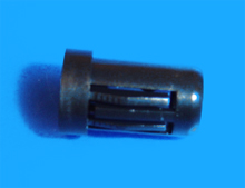 Foto RTF-5020 Montageclip Plastik schwarz f&uuml;r LED 5mm