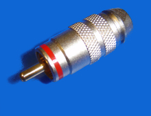 Foto T-712G/RT Cinchstecker rot