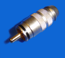 Foto T-712G/SW Cinchstecker schwarz