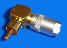 Foto T-714G Cinchstecker Winkel