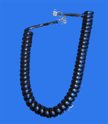 Foto Telefonkabel spiral 4/4 2m