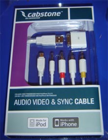 Foto Audio - Video & Sync - Kabel f&uuml;r iPod und iPhone